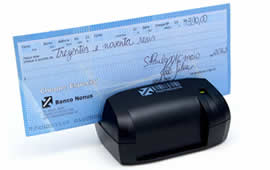 Leitor de boletos e cheques Nonus HomebanK 10