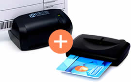 Combo: Leitor de boletos HomebanK + leitor de smart cards Smartnonus